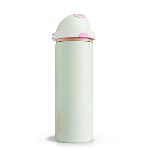 Fashionable Insulated Water Bottle with Straw Professional