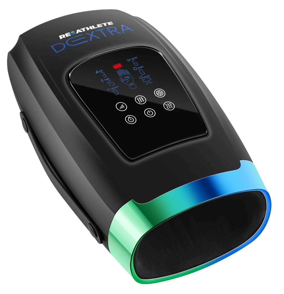 User-Friendly Dextra Hand Massager with Acupressure Heat Smart