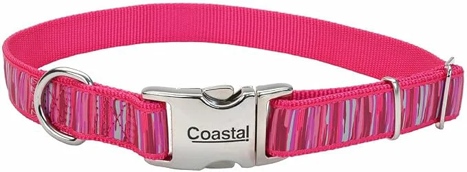 Effective Coastal Pet – Ribbon – Adjustable Dog Collar Traditional