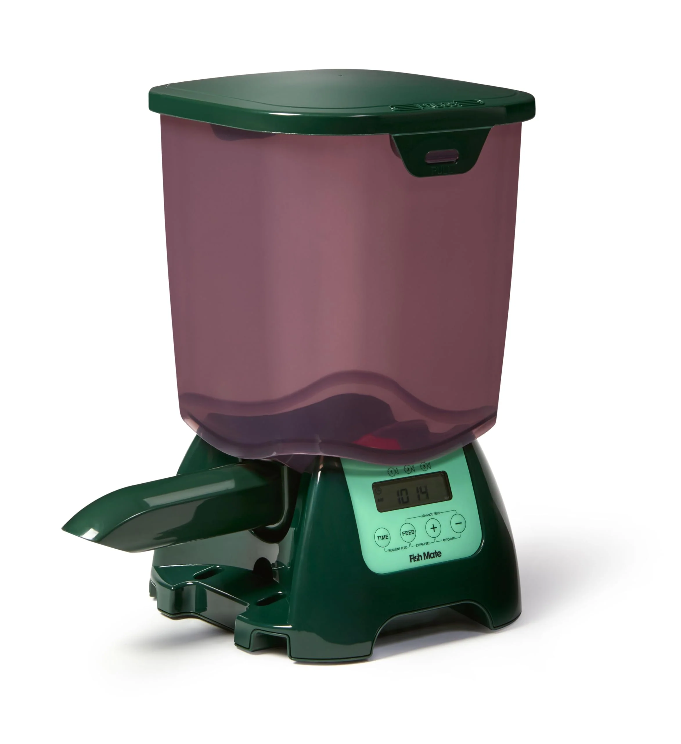 Organic Fish Mate P7000 Automatic Pond Feeder – Programmable LCD Timer Large 7L Capacity for Pellets Sticks Fine Crafted