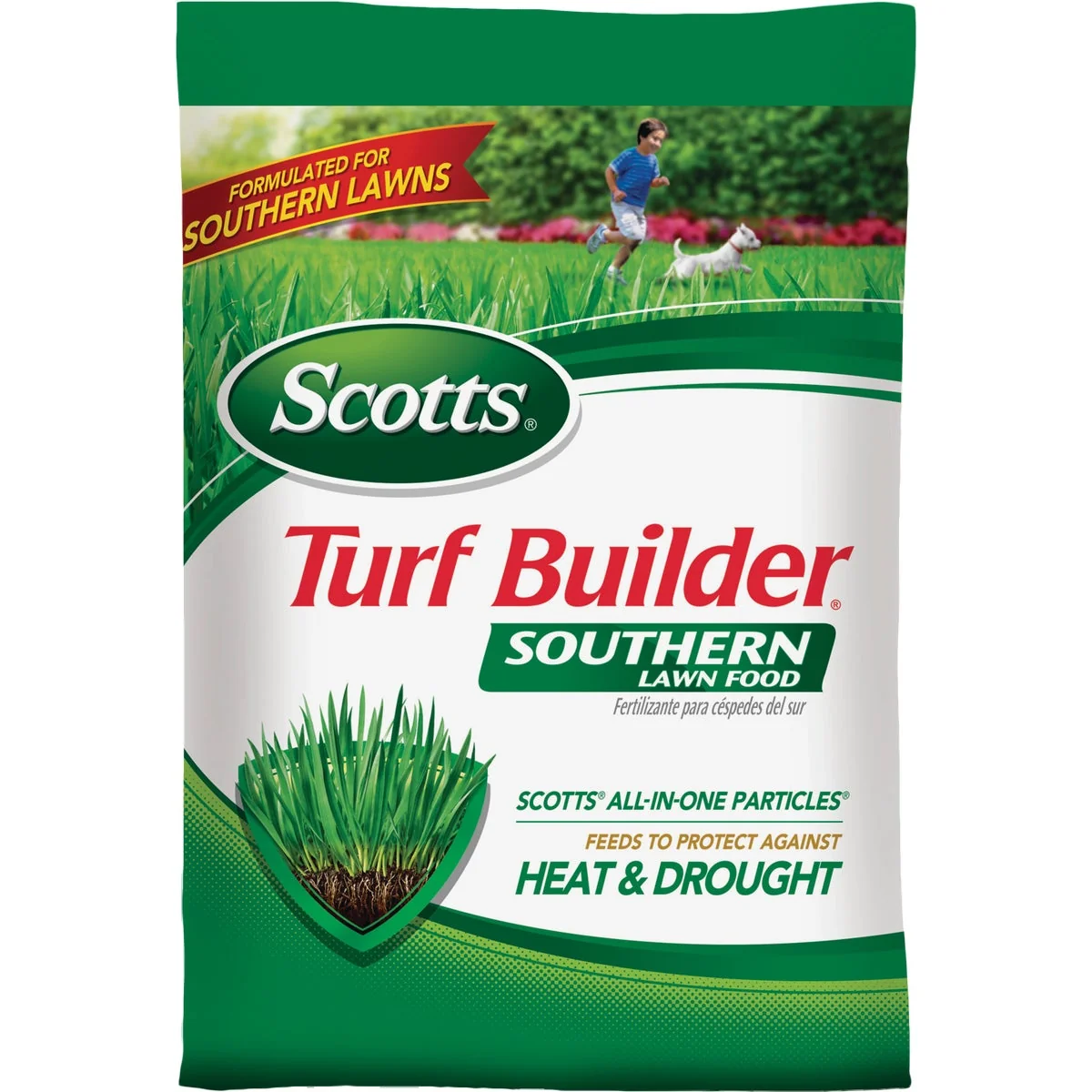 Proven Scotts Southern Turf Builder 14.06 Lb. 5000 Sq. Ft. 32-0-10 Lawn Fertilizer Convenient