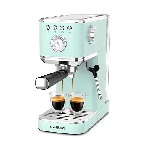 Sophisticated Slim Espresso Machine with Milk Frother for Home Latte Long-Lasting