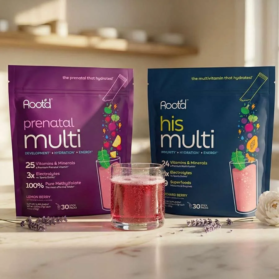Solid Growing Together Bundle – The Hydrating Multivitamin – For Future Mom Dad Original