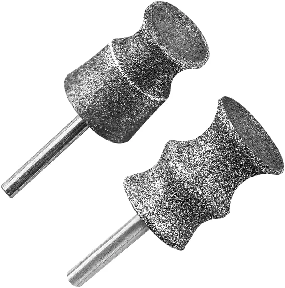 Smart Diamond Dog Nail Grinder Bits for Rotary Tool 1 8 Nail Grinder Attachment for Dremel Grinder Heads Pets Nail Care Clippers for Medium Large Dogs 2-Pack（Large A B） Efficient