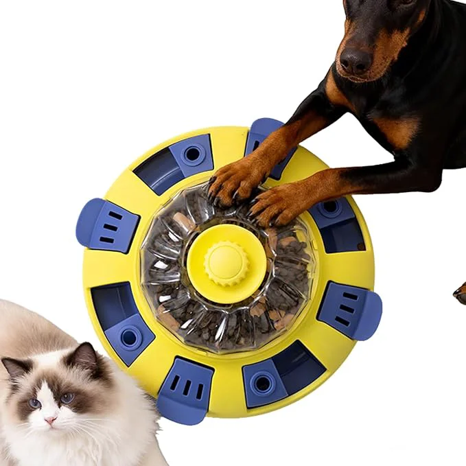 Premium Treat Dispensing Dog Toys Small Animal Slow Feeder Adjustable Dogs Puzzle Feeder for Enrichment Aggressive Chewers Small Medium Large Breeds Puppy Training IndoorAbout ThisOverview Fine Crafted