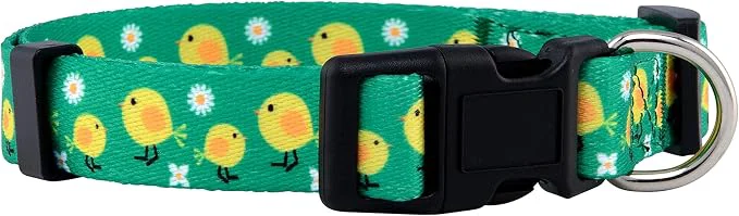 Flexible Native Pup Easter Dog Collar Cute Spring Gift Solid