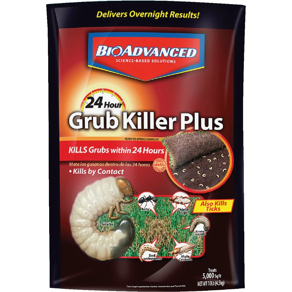 Authentic BioAdvanced Grub Killer Plus 10 Lb. Ready To Use Granules Grub Killer Elegant
