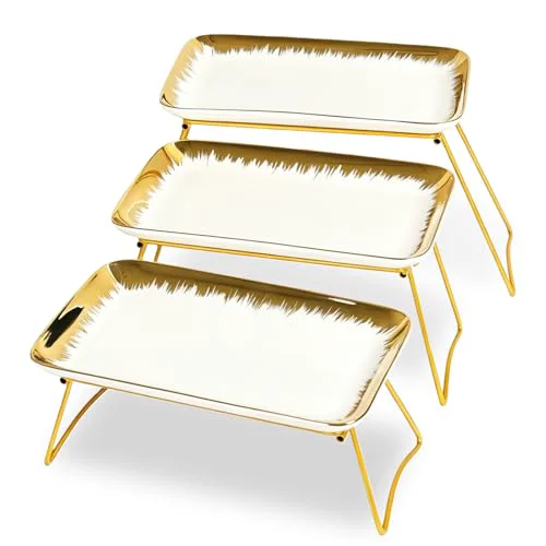 Original 3 Tier Porcelain Serving Tray 12in Pure