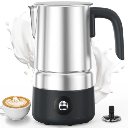 Casual All-in-1 Milk Frother and Steamer 17oz Stainless Steel Jug 600W Luxury