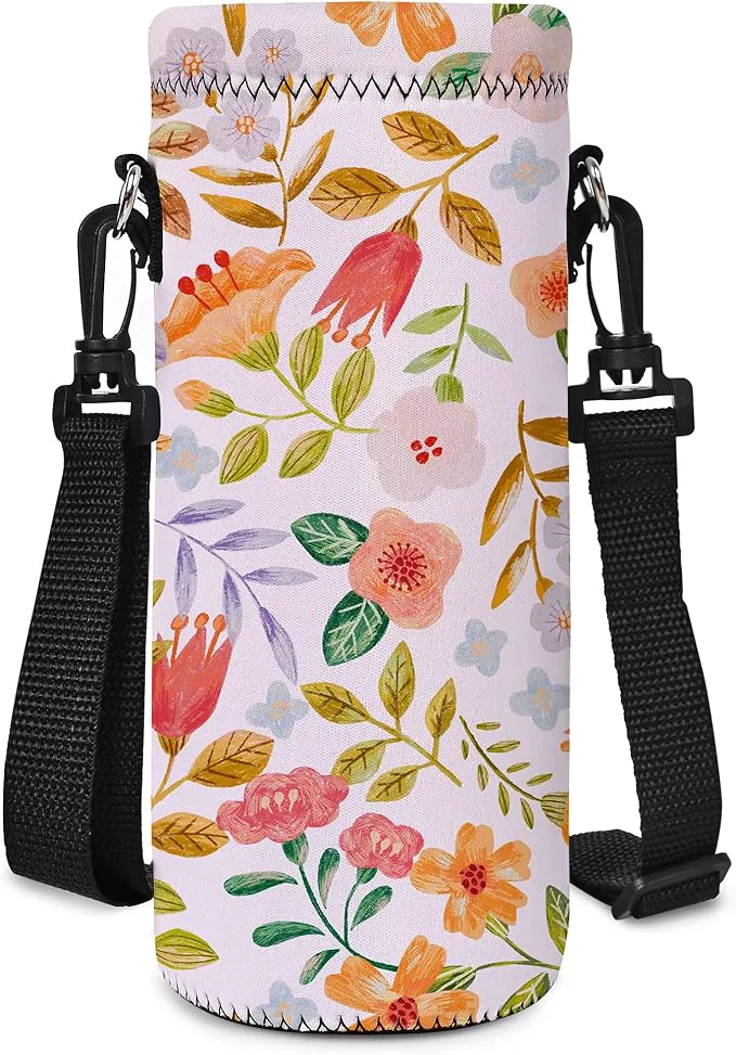 User-Friendly AUPET Water Bottle Bag Carrier 24oz 32oz Insulated Neoprene bottle Sling Holder Case Pouch Cover for 1000ML 750ML Bottles with Shoulder Strap for walkingAbout This Fine