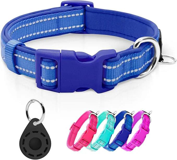 Convenient azuza Reflective Dog Collar High-Quality