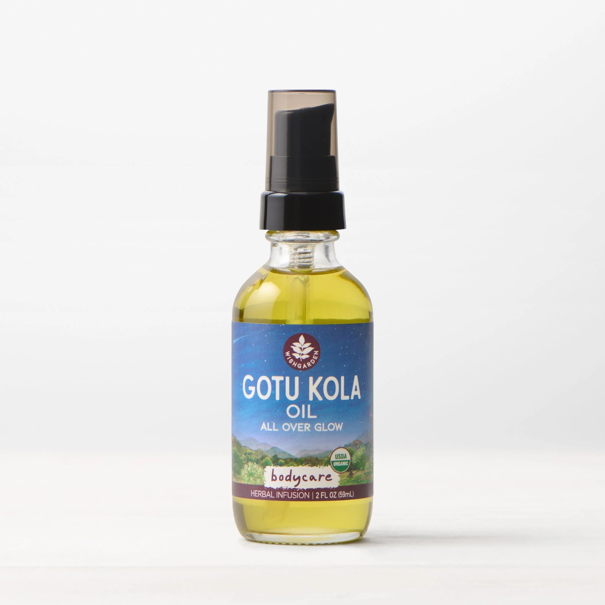 Green Gotu Kola Oil All Over Glow Recyclable