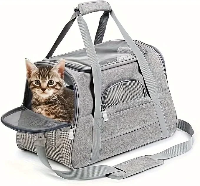 Exceptional Cat Carriers Dog Carriers Pet Carriers – Airline- Soft-Sided Bag Certified