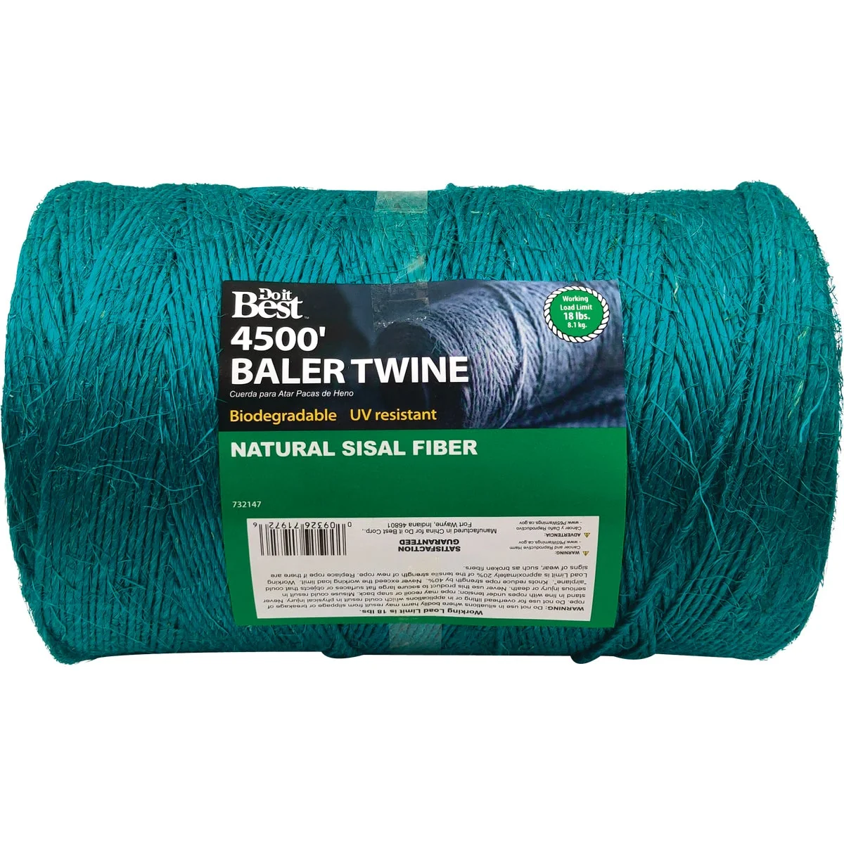 First-Class Do it 0.110 In. x 4500 Ft. Green Sisal Fiber Baler Twine Proven