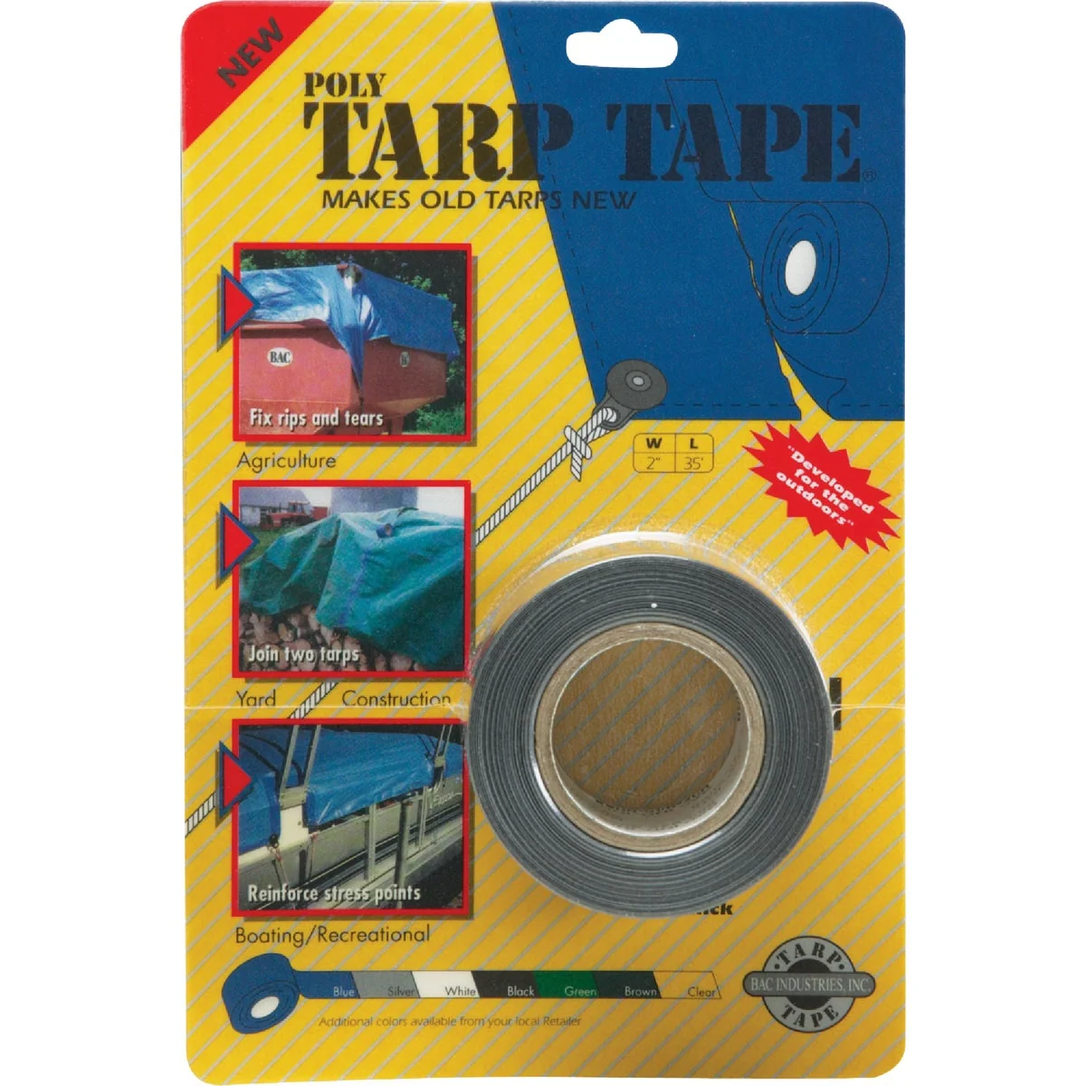 Effective Gosport 35 Ft. x 2 In. Silver Tarp Repair Tape Fast