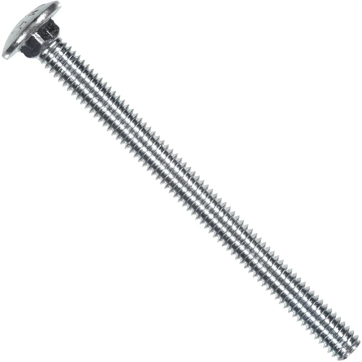 High-End Hillman 1 2 In. x 4-1 2 In. Grade 2 Zinc Carriage Bolt 25 Ct. Green