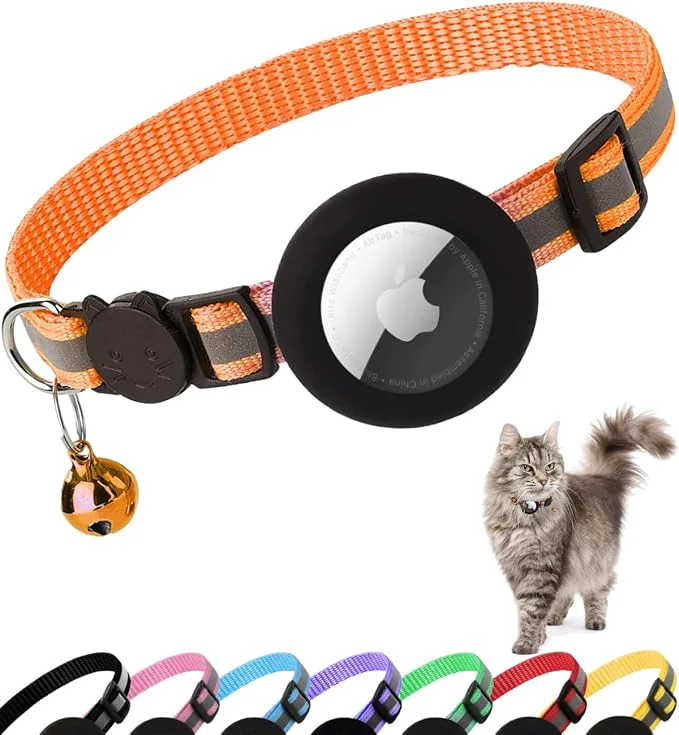 Consistent Airtag Cat Collar Breakaway Reflective Kitten Collar High-Quality