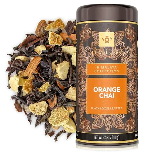 Authentic Orange Chai Loose Leaf Black Tea with Citrus Spice Classic