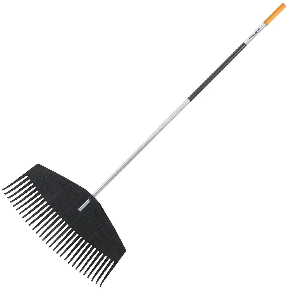 Solid Fiskars 24 In. Poly Leaf Rake 29-Tine Effective