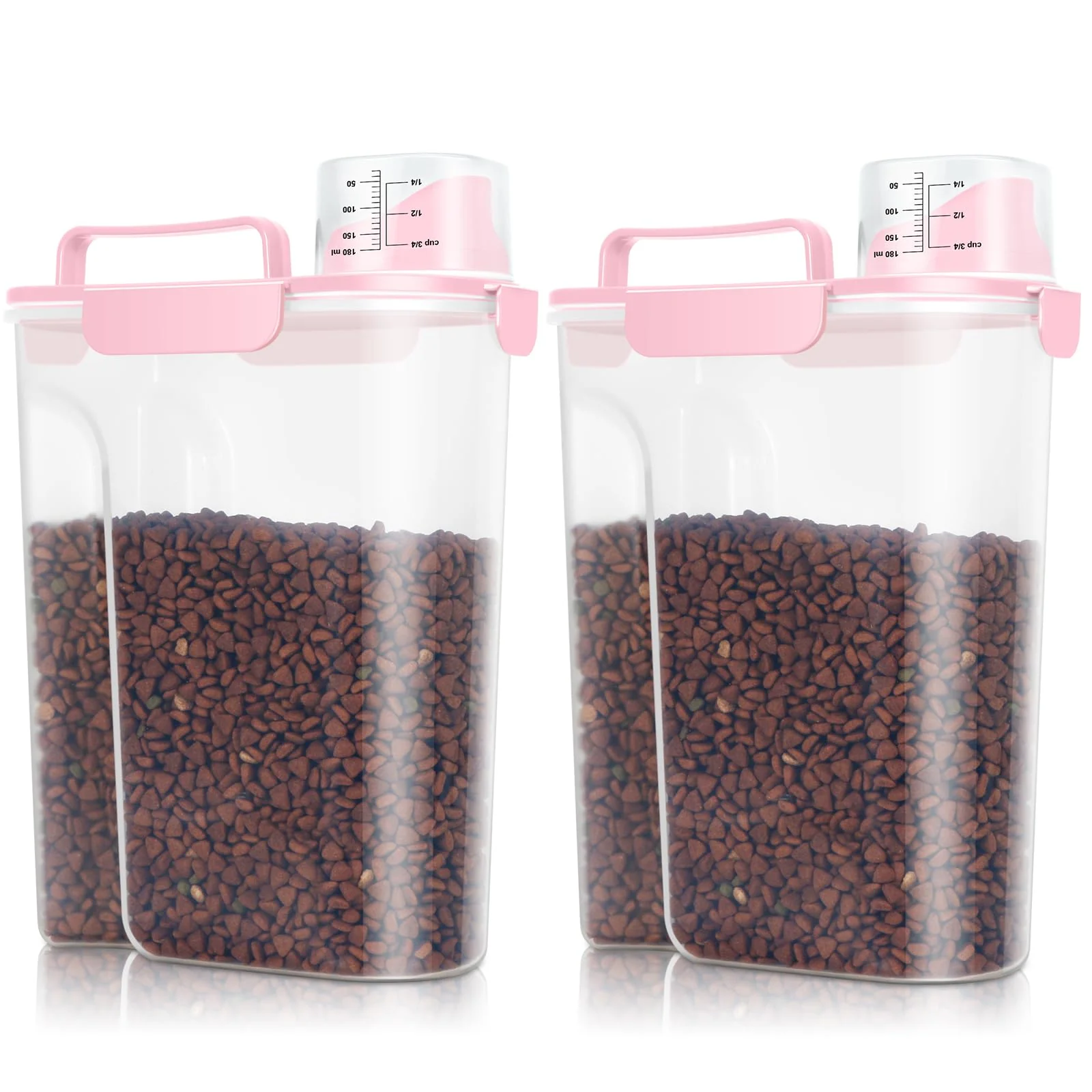 Durable TBMax 2 Pack Cat Dog Food Storage Containers – Airtight Portable 10–14 lbs Pure