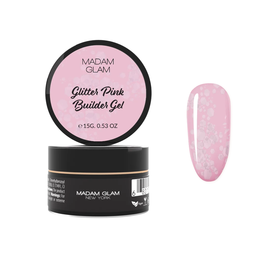Selected Glitter Pink Safe