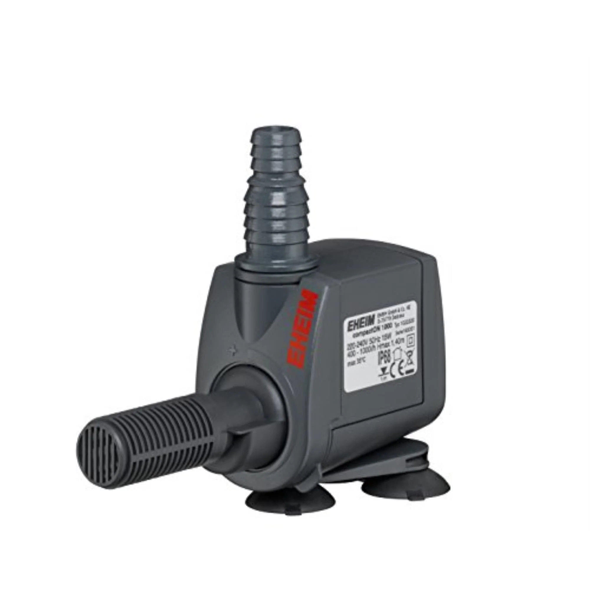 Healthy Eheim COMPACTON 1000 Aquarium Pump — Quiet Efficient 106 GPH Black Versatile