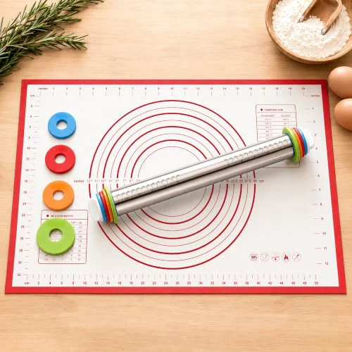 Durable Adjustable Stainless Steel Rolling Pin Non Sustainable