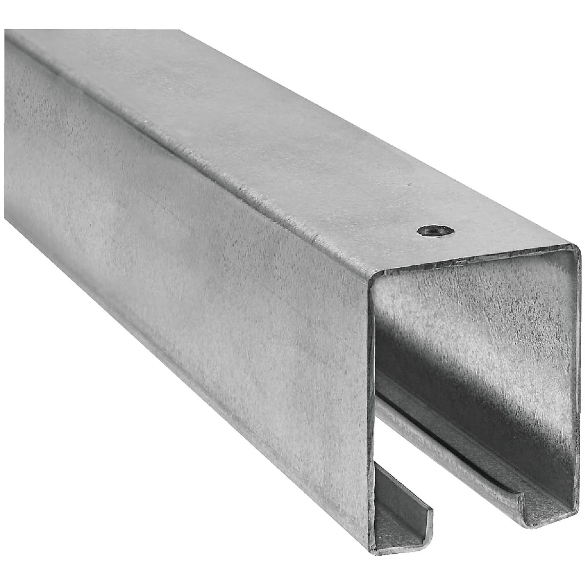 Fast National 5116 12 Ft. Galvanized Box Rail Barn Door Rail Premium Material