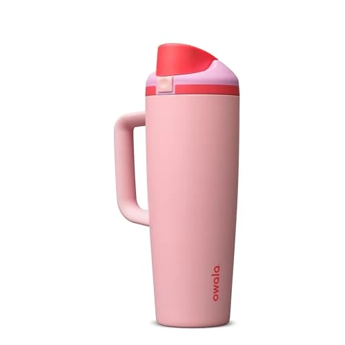 Fine Sip Tumbler Stainless Steel Water Bottle 30 oz Angel Food Cake Elite