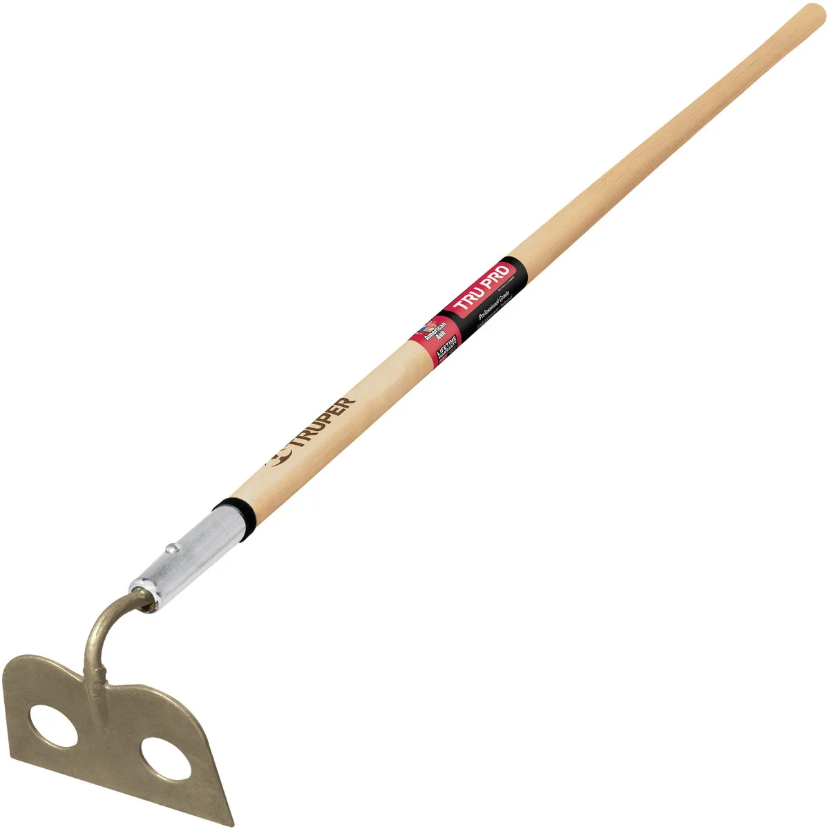 Clean Truper Pro 60 In. Wood Handle Forged Mortar Hoe Exceptional
