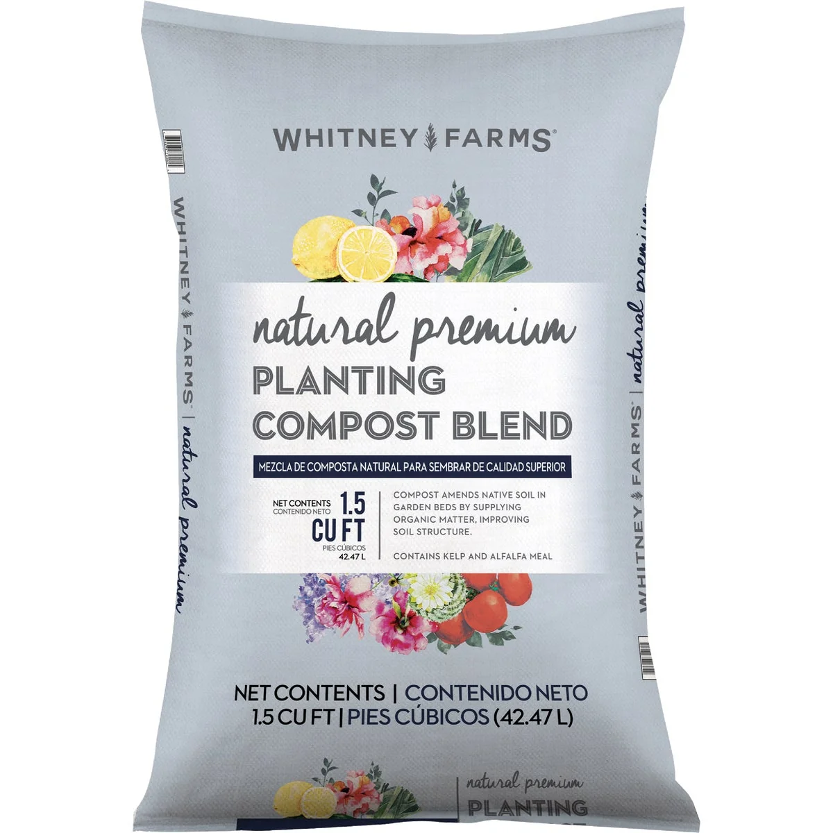 Classic Whitney Farms Natural Premium 1.5 Cu. Ft. 31-1 2 Lb. Lawn Garden Compost Contemporary
