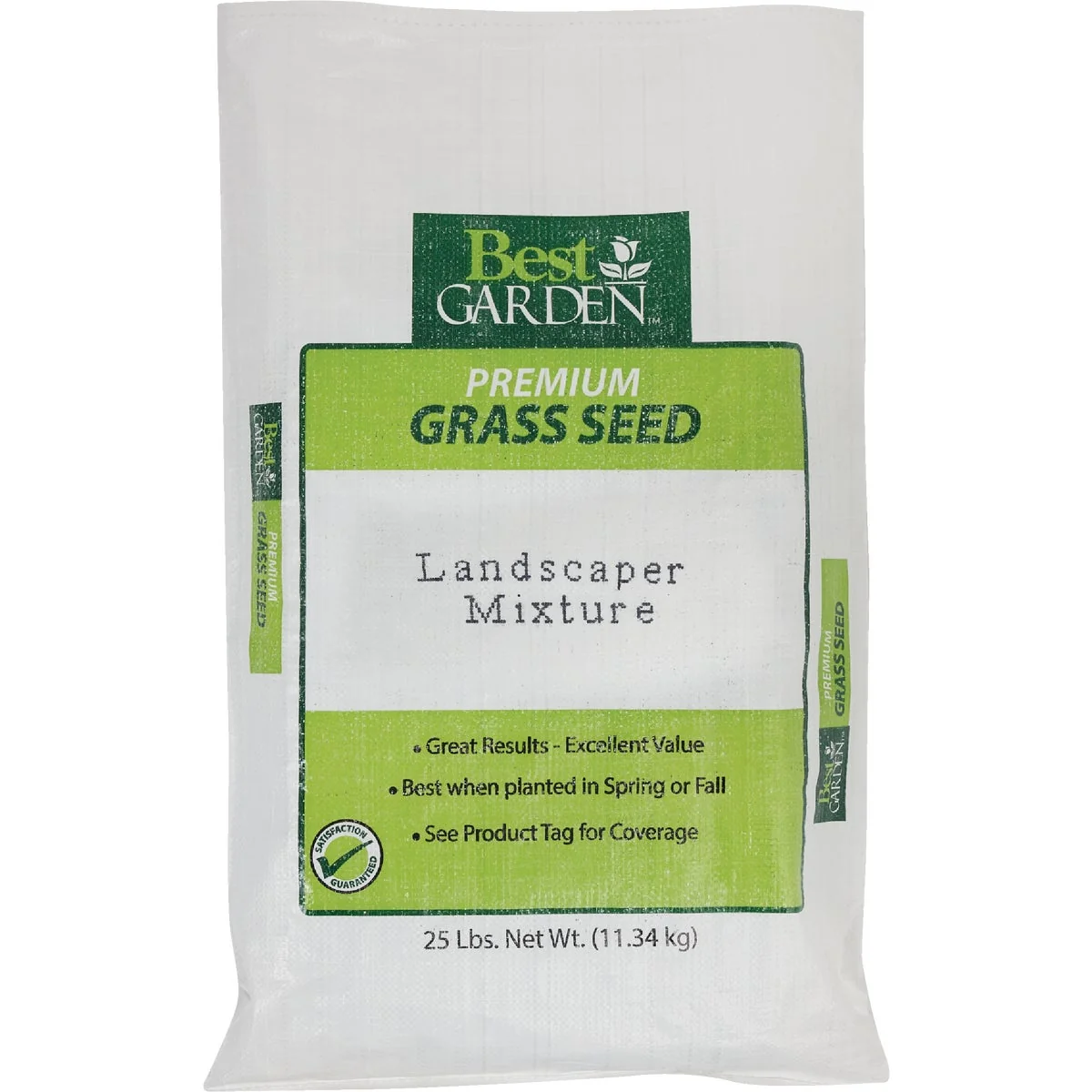 Fast Garden 25 Lb. 3750 Sq. Ft. Coverage Sun to Partial Shade Grass Seed Green