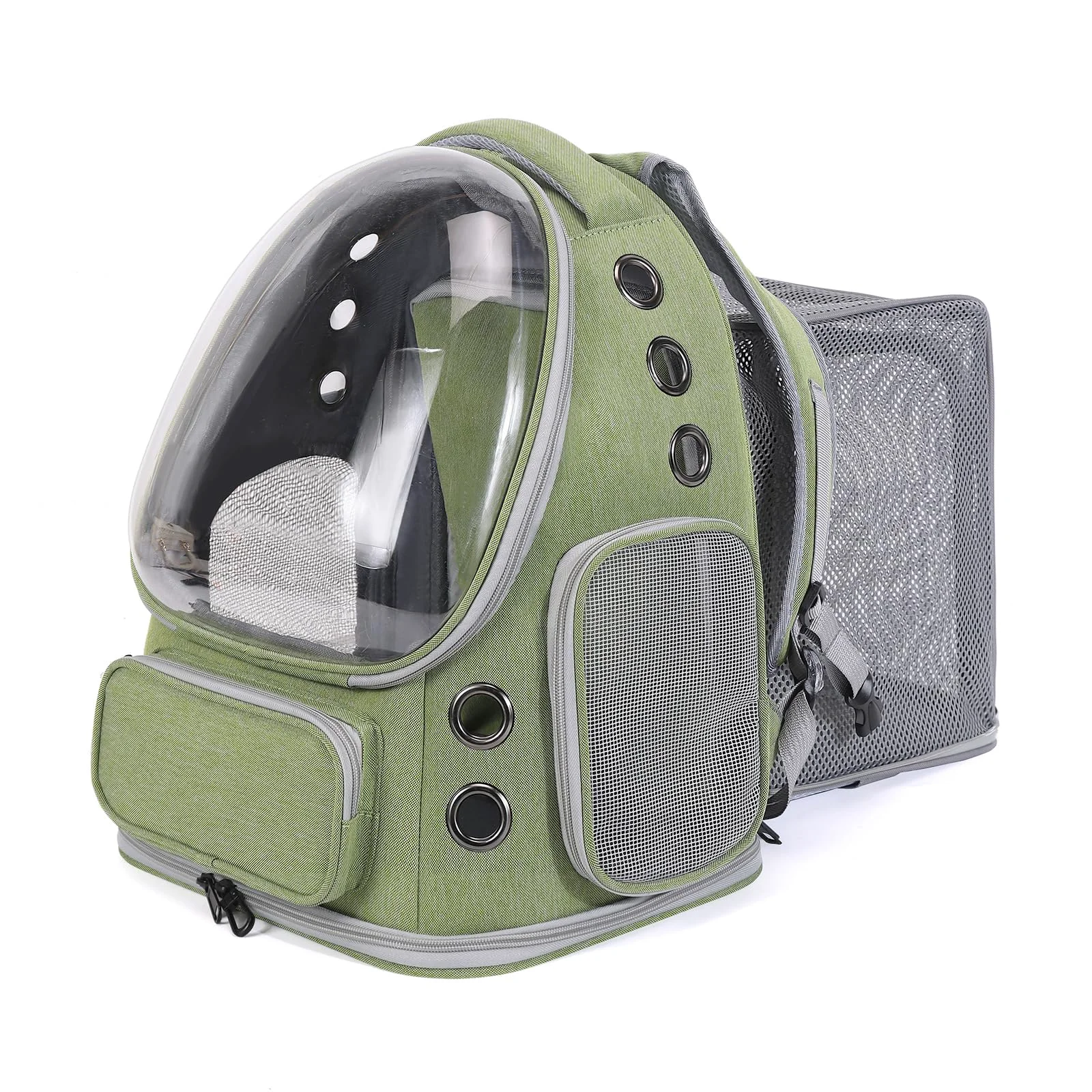 Detailed GixDix Cat Backpack Carrier – Expandable Bubble Window Airline Travel Carrier Soft