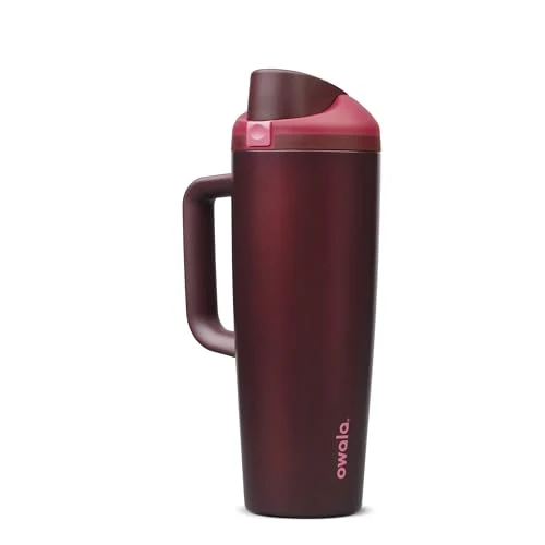 Prestigious Sip Tumbler Stainless Steel Water Bottle 30 oz Black Cherry Environmentally Friendly