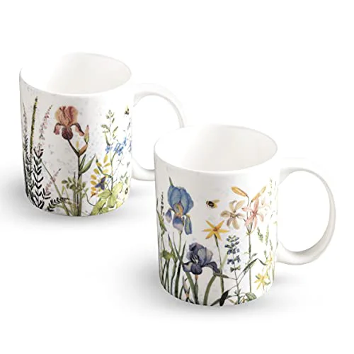 High-Quality Coffee Mug with Handles Tea Cups 2 Count Contemporary