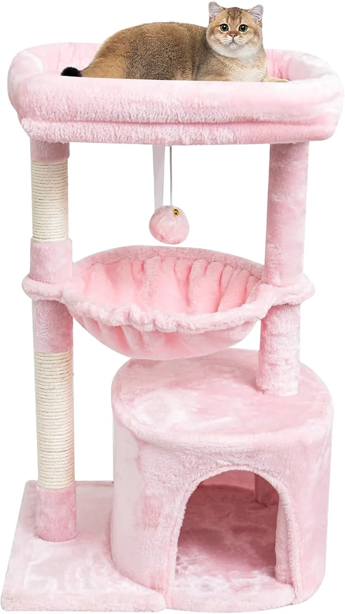 Optimized SYANDLVY Small Cat Tree for Indoor Cats Cat Tower Verified