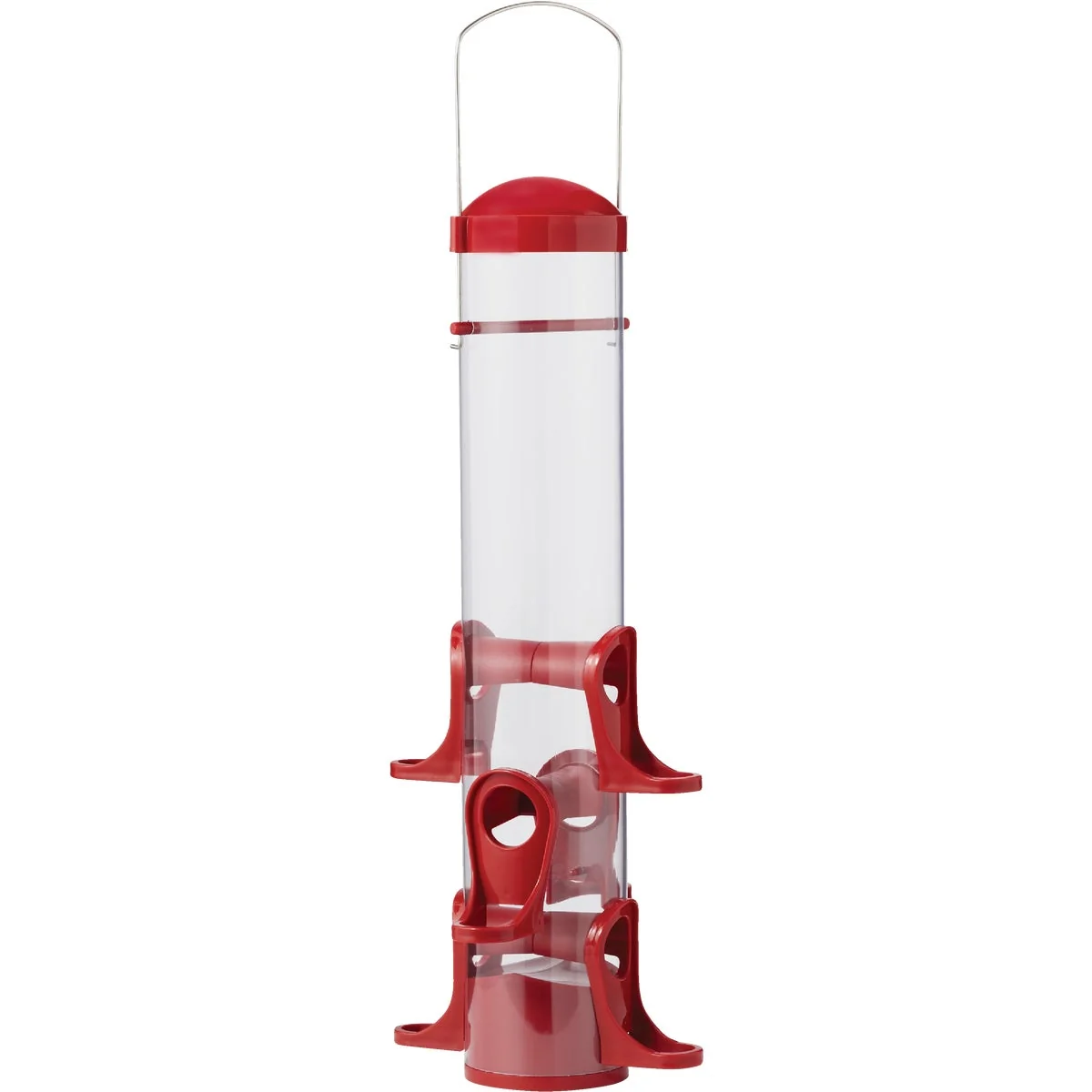 Optimized Stokes Select Red Plastic 1.6 Lb. Capacity Tube Bird Feeder Verified