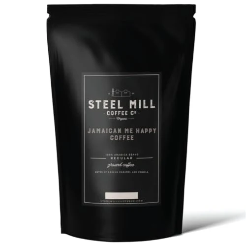 Trendy Jamaican Me Happy Medium Roast Whole Bean 32 Ounce Enhanced