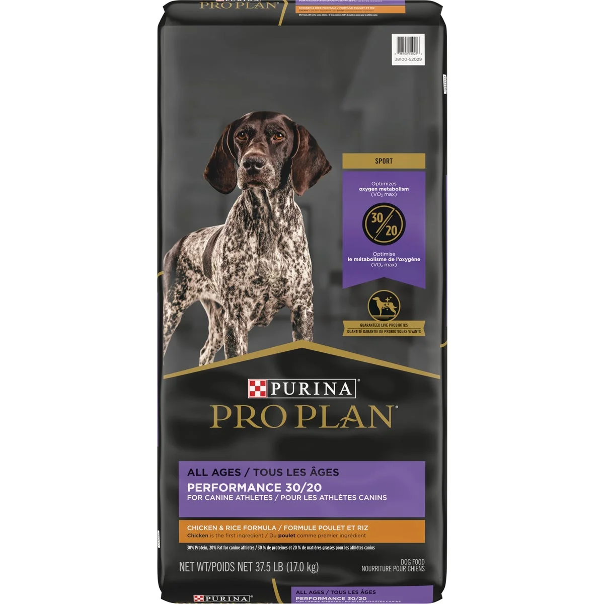 Environmentally Friendly Purina Pro Plan Sport 37.5 Lb. Chicken Flavor All Ages Performance Dry Dog Food Excellent