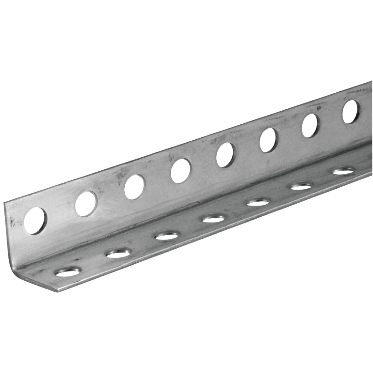 Clean HILLMAN Steelworks Zinc-Plated 1-1 4 In. x 3 Ft. Perforated Steel Angle Durable