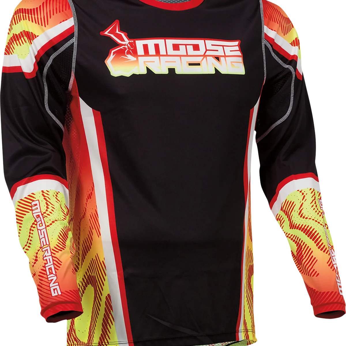 Powerful MOOSE RACING Agroid Jersey – Red Yellow Black – 2XL 2910-7394 Fast