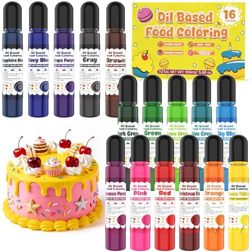 Classic Oil Based Food Coloring for Chocolate 5.6 Fl Oz Detailed