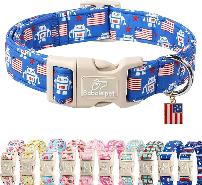 Fast 4th of July Dog Collar by Babolepet – Basic Collars Reliable