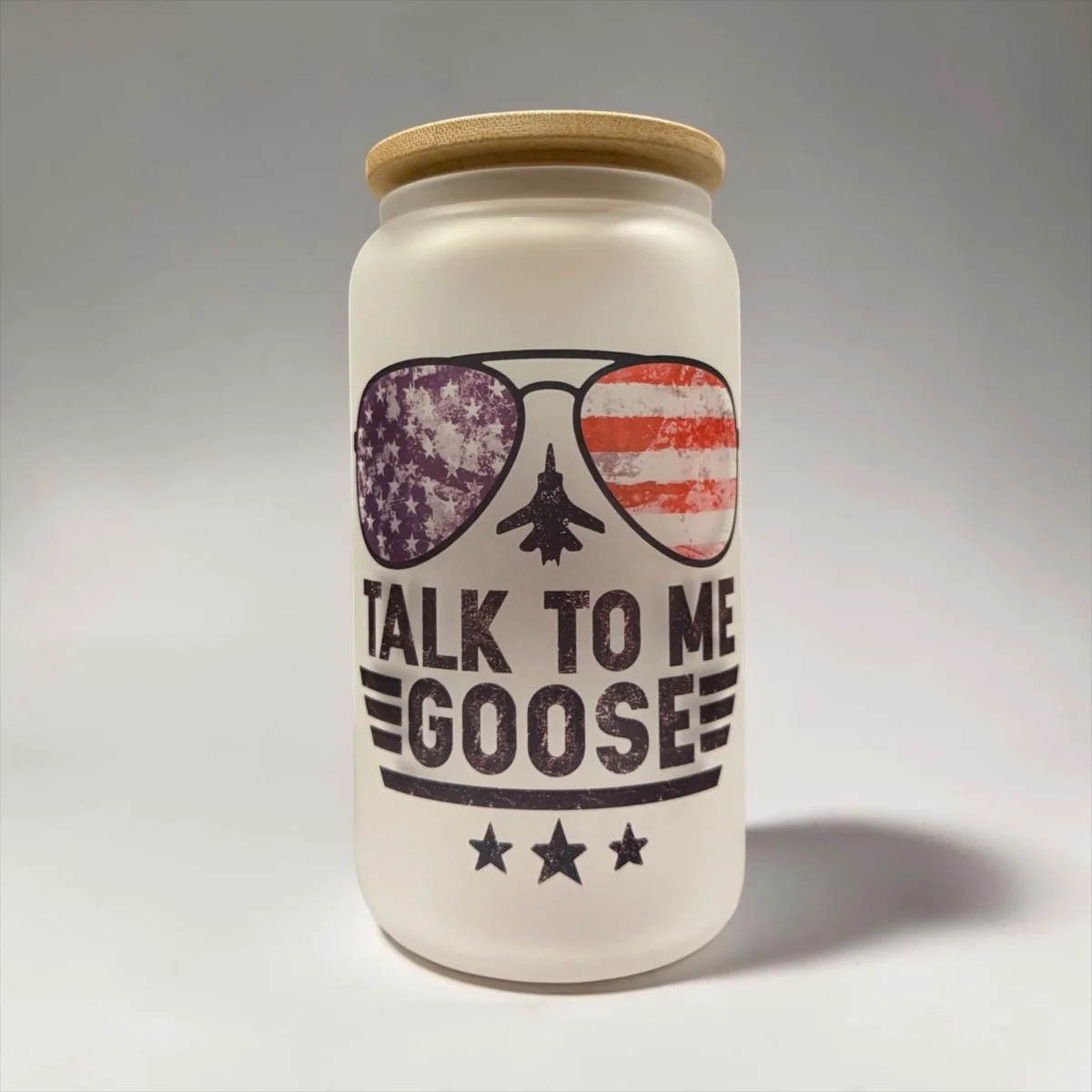 Authentic Talk to Me Goose – Legendary 16oz Frosted GlassThe Frosted Flight Glass. Low Altitude. High Standard. Optimized