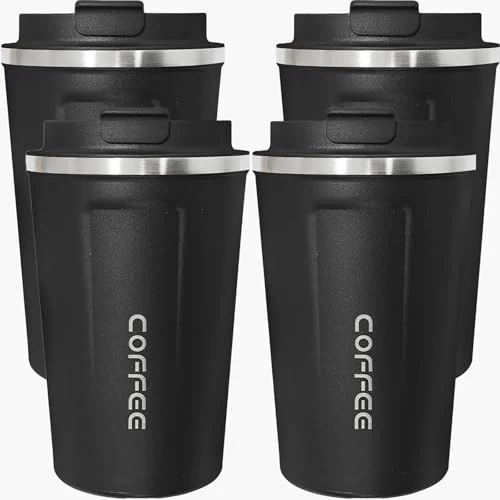 Top-Quality 4 Pack Travel Coffee Mug 17oz Insulated Coffee Cup with Lid 4 Count Reliable