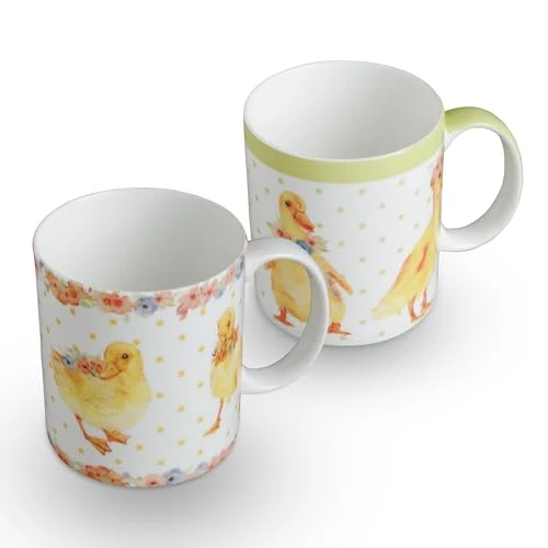 Refined Coffee Mug with Handles Tea Cups 2 Count Innovative