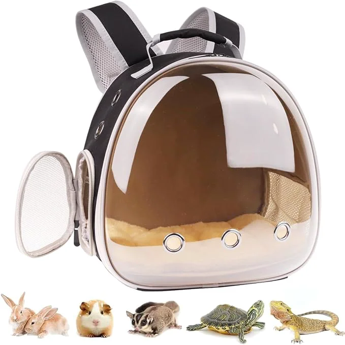 Contemporary Portable Small Animal Backpack Travel Breathable Pet Carrier Bag Cages Healthy