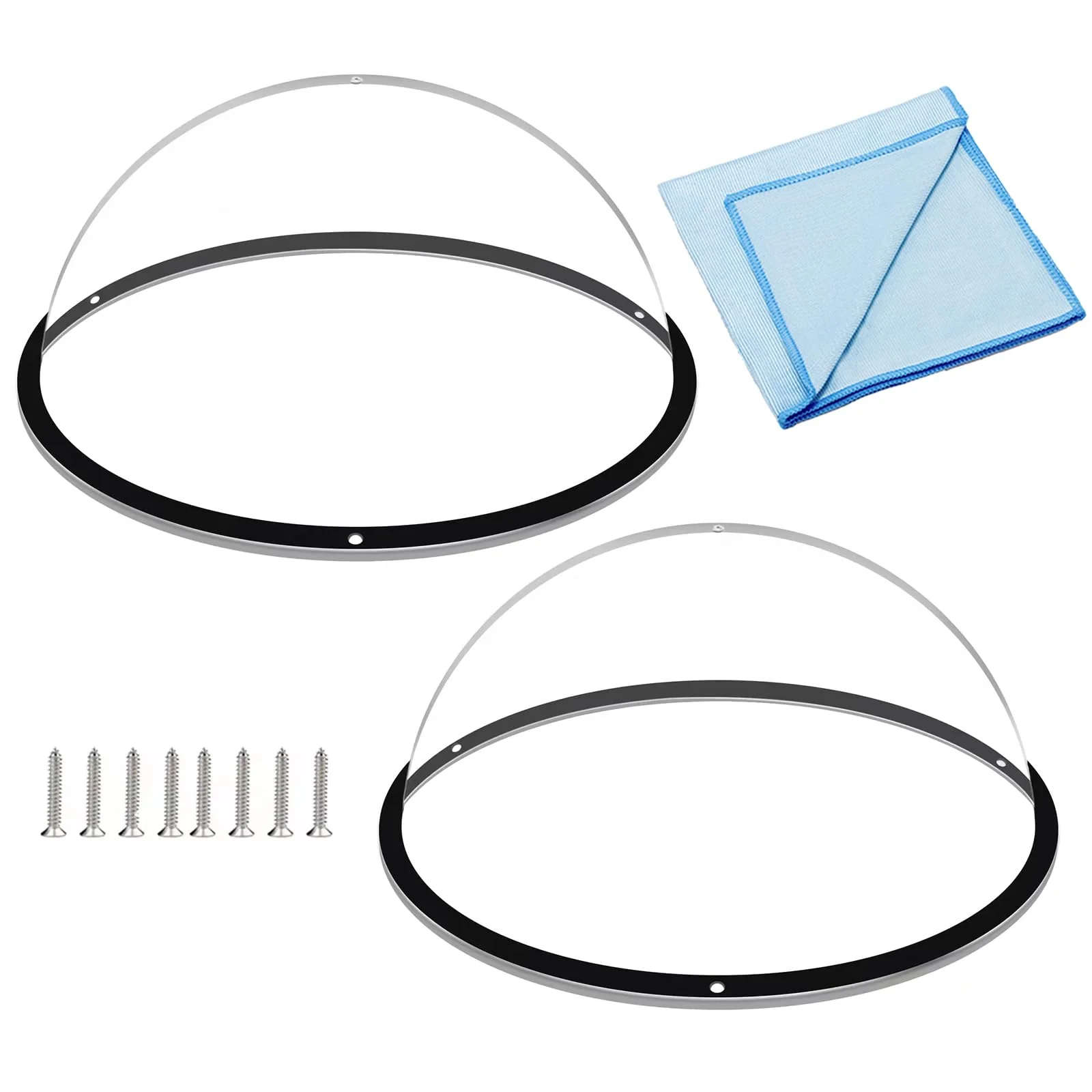 Easy-to-Use HiCaptain 2 Pack Dog Fence Window – Clear Acrylic Pet Dome for Stress Relief Bark Reduction Prestigious