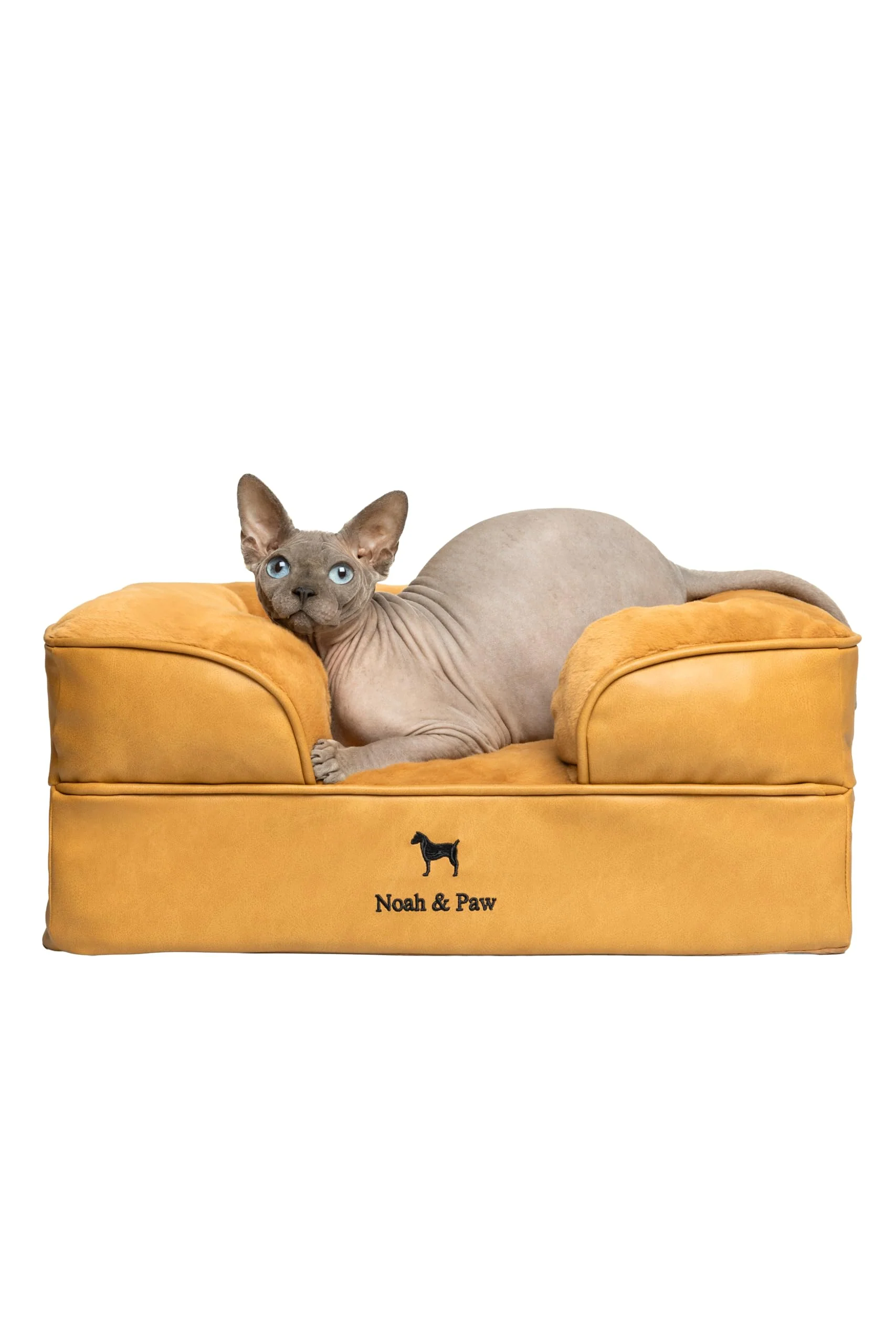 Professional NOAH PAW Small Dog Bed 20x15x8 in Orthopedic Eggshell Memory Foam Cooling Gel Refined