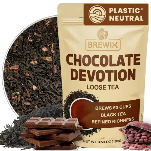 Fine Chocolate Devotion Loose Leaf Tea 3.53 Ounce Casual